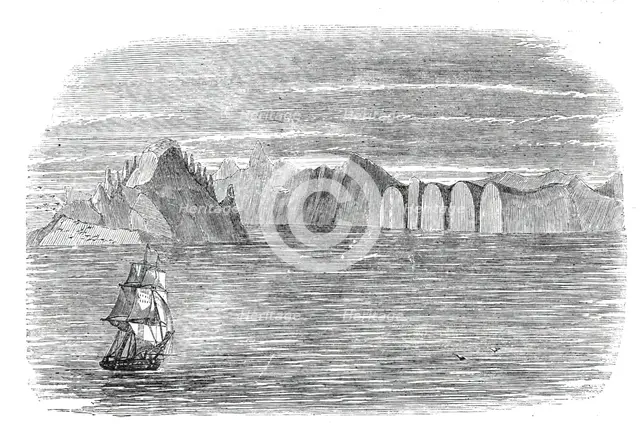 The North Atlantic Telegraph - Cape Farewell, South Greenland, 1860. Creator: Unknown.