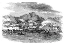 The North Atlantic Telegraph - Julianshaab, Capital of South Greenland, 1860. Creator: Unknown