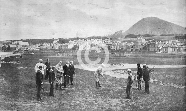 The North Berwick Links, 1896.  Creator: Valentine & Sons.
