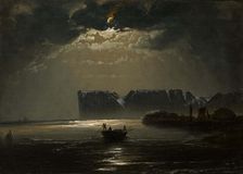 The North Cape by Moonlight, 1848. Creator: Peder Balke