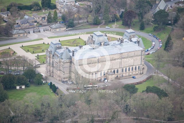 The north elevation of the Bowes Museum, Barnard Castle, County Durham, 2016. Creator: Matthew Oakey.