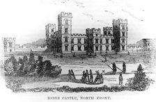 The north front of Riber Castle, near Matlock, Derbyshire, 1880s. Creator: Unknown