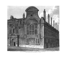 The North Front of Sion College, London Wall, as it appeared in 1800 1815. Artist: William Wise