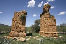 The north gate at Thuburbo Majus, Tunisia. Artist: Samuel Magal