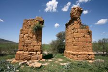 The north gate at Thuburbo Majus, Tunisia. Creator: Samuel Magal
