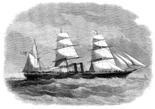 The North German Lloyd's New Steam-ship "Hudson", 1858. Creator: Unknown