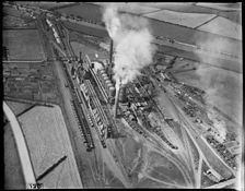 The North Lonsdale Iron and Steel Works, Ulverston, Cumbria, c1930s. Creator: Arthur William Hobart