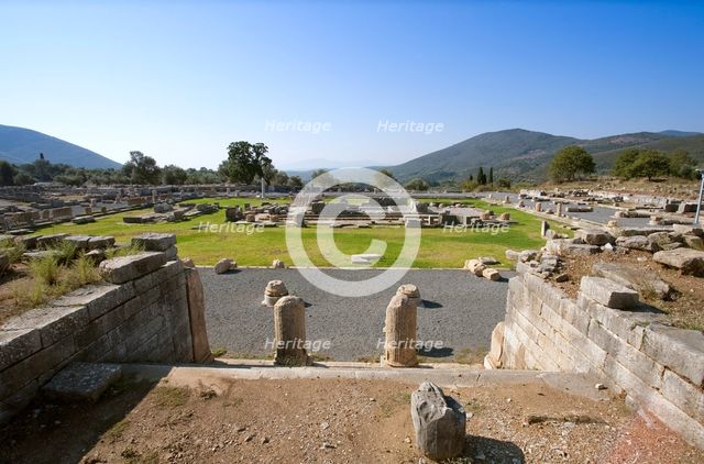 The North Propylon at Messene, Greece. Creator: Samuel Magal.