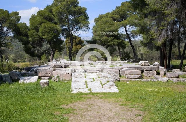 The North Propylon at Epidauros, Greece. Creator: Samuel Magal.