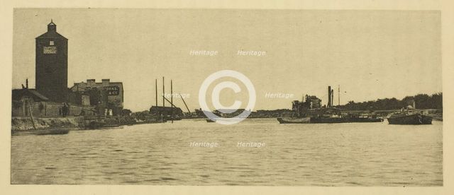 The North River, 1887. Creator: Peter Henry Emerson.