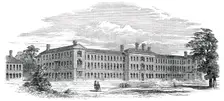 The North Surrey Industrial Schools, at Anerly, 1850. Creator: Unknown