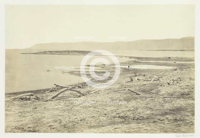 The North Shore of the Dead Sea, 1857. Creator: Francis Frith.