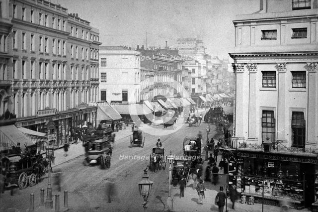 The north side of Oxford Street, Oxford Circus, London, c1913. Artist: Unknown