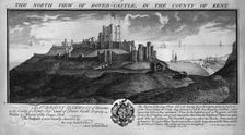The North View of Dover-Castle, in the County of Kent. c1735. Artists: Samuel Buck, Nathaniel Buck