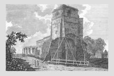 The North West Aspect of the Priory Church of St. Mary Swine 1784. Creator: Newton