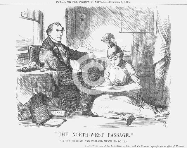"The North-West Passage", 1874. Creator: Joseph Swain.