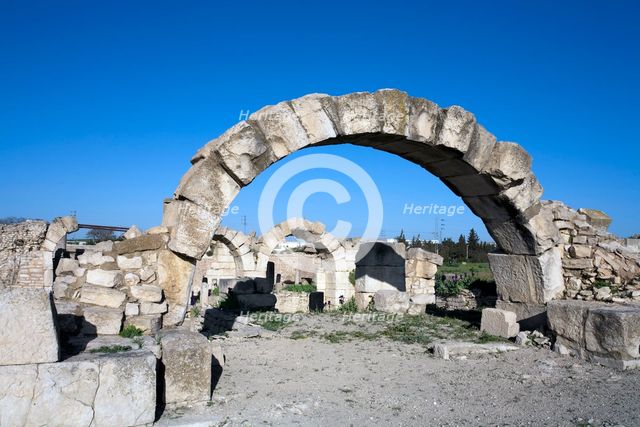 The Northern Baths of Maktaris, Tunisia. Creator: Samuel Magal.