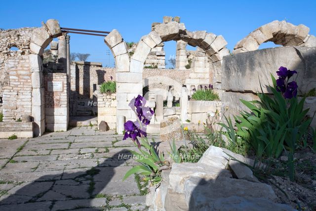 The Northern Baths of Maktaris, Tunisia. Creator: Samuel Magal.
