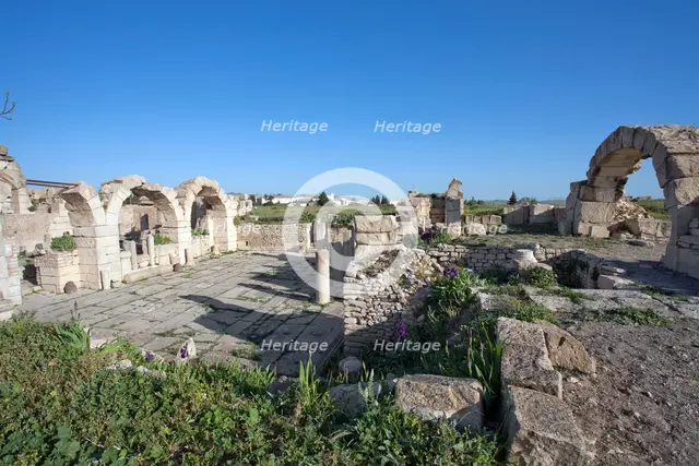 The Northern Baths of Maktaris, Tunisia. Creator: Samuel Magal.