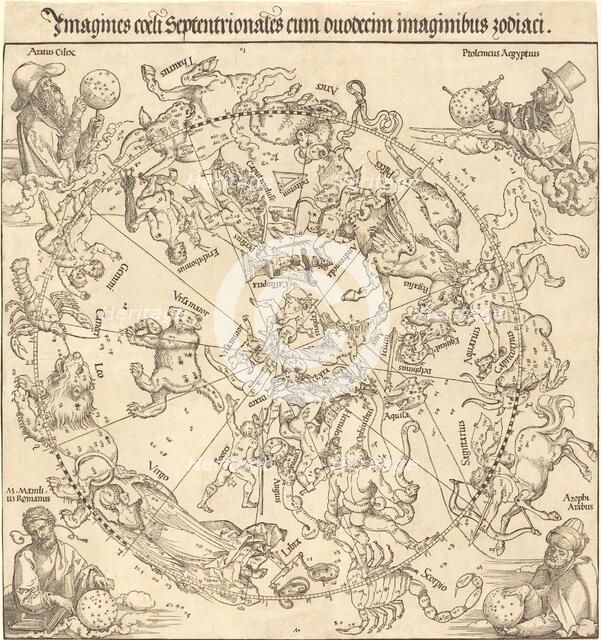 The Northern Celestial Hemisphere, 1515. Creator: Albrecht Durer.