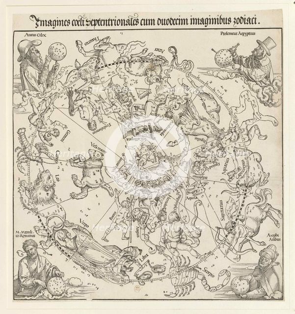 The Northern Celestial Hemisphere, 1515. Creator: Dürer, Albrecht (1471-1528).