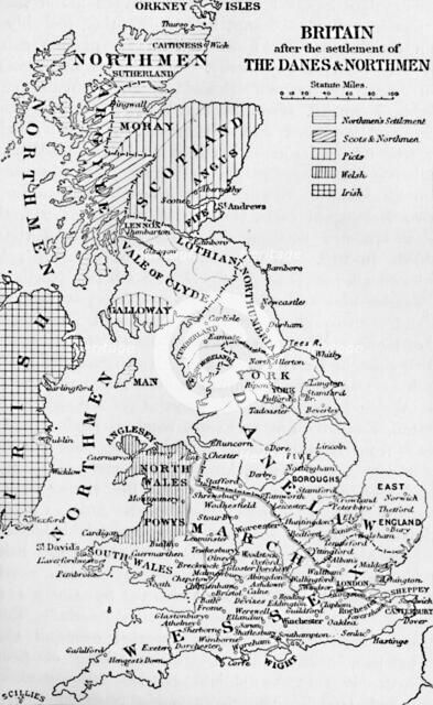 'The Northmen in England', 1902. Artist: Unknown.