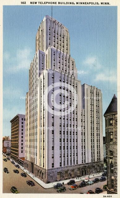 The Northwestern Bell Telephone Building, Minneapolis, Minnesota, USA, 1933. Artist: Unknown