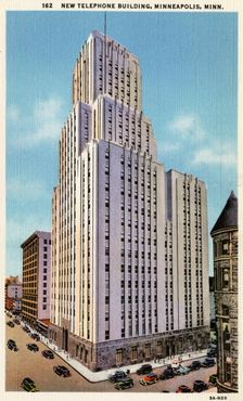 The Northwestern Bell Telephone Building, Minneapolis, Minnesota, USA, 1933