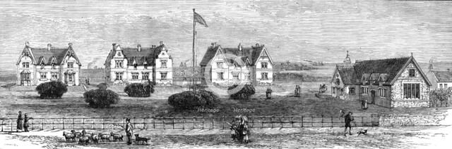 The Northumberland Village Homes at Whitley, Near Tynemouth, 1883. Creator: Unknown.