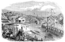 The Norwegian Trunk Railway - Eisvold Station, 1854. Creator: Unknown