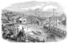 The Norwegian Trunk Railway - Eisvold Station, 1854. Creator: Unknown