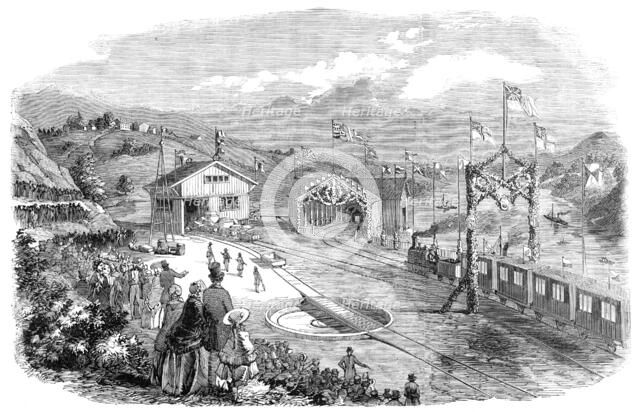 The Norwegian Trunk Railway - Eisvold Station, 1854. Creator: Unknown.