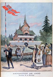 The Norwegian pavilion at the Universal Exhibition of 1900, Paris, 1900