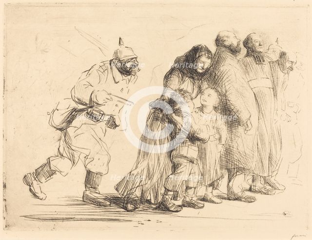 The Notables (large plate), c. 1915. Creator: Jean Louis Forain.