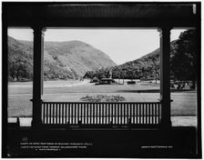The Notch from window of Crawford House, White Mts., N.H., between 1900 and 1906. Creator: Unknown