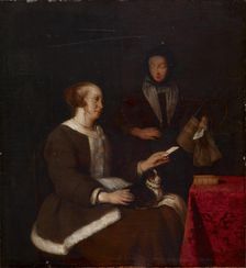 The Note, 17th century. Creator: Gabriel Metsu