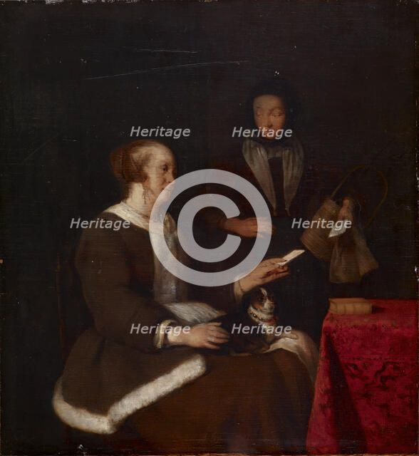 The Note, 17th century. Creator: Gabriel Metsu.