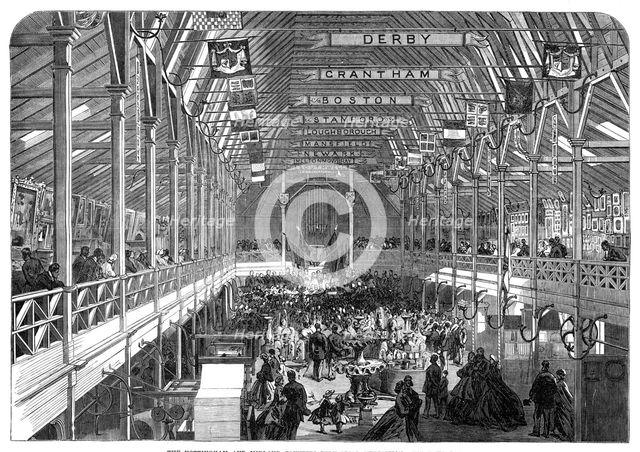 The Nottingham and Midland Counties Industrial Exhibition, 1865. Creator: Unknown.