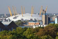 The O2 Arena from Greenwich Park, London, 2009. Creator: Peter Thompson