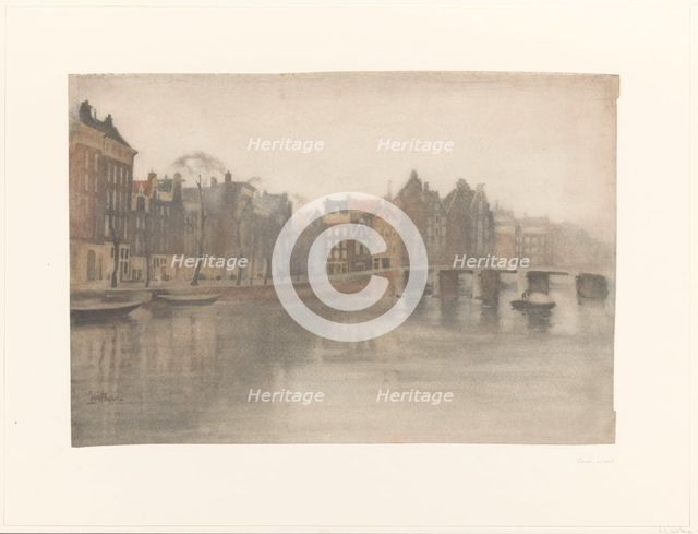 The Oude Waal in Amsterdam, 1870-1923. Creator: Willem Witsen.