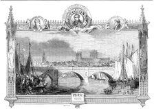 The Ouse Bridge, York, 1844. Creator: Smyth