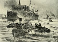The Outbreak of the War - Transport Leaving England for the Cape 1900. Creator: Charles John De Lacy