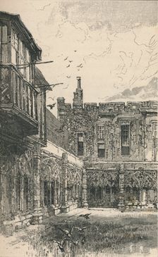 The Outer Cloisters and Anne Boleyn's Window 1895