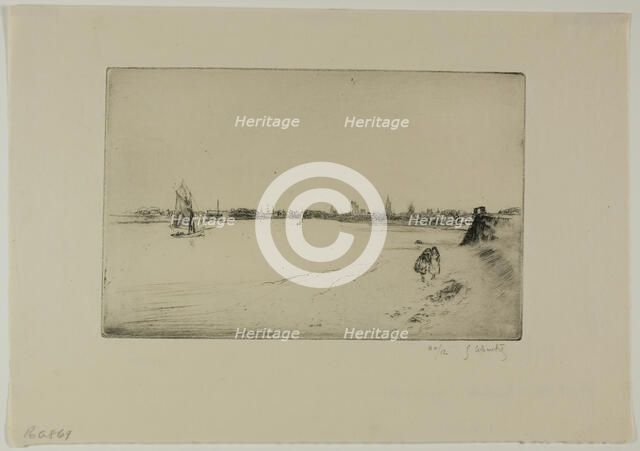 The Outer Harbor of La Rochelle, 1904. Creator: Gustave Leheutre.