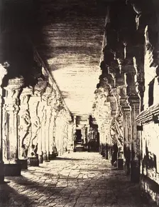 The Outer Prakarum, or Corridor Around the Temple of the God Sundareshawara, January-March 1858. Creator: Captain Linnaeus Tripe