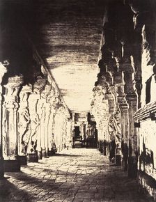 The Outer Prakarum, or Corridor Around the Temple of the God Sundareshawara, January-March 1858. Creator: Captain Linnaeus Tripe