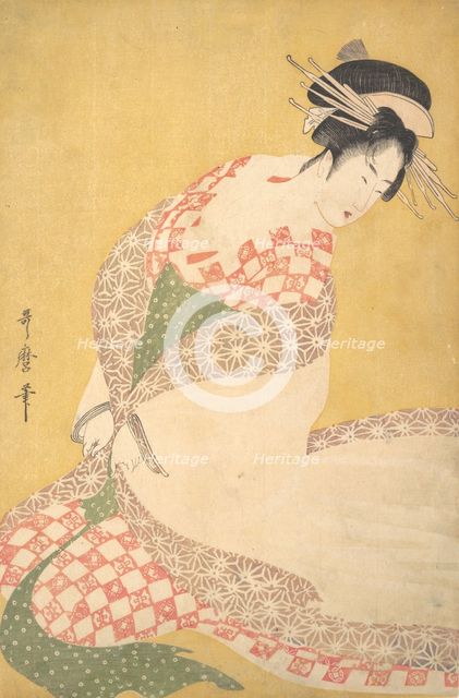 The Outer Robe, ca. 1795. Creator: Kitagawa Utamaro.
