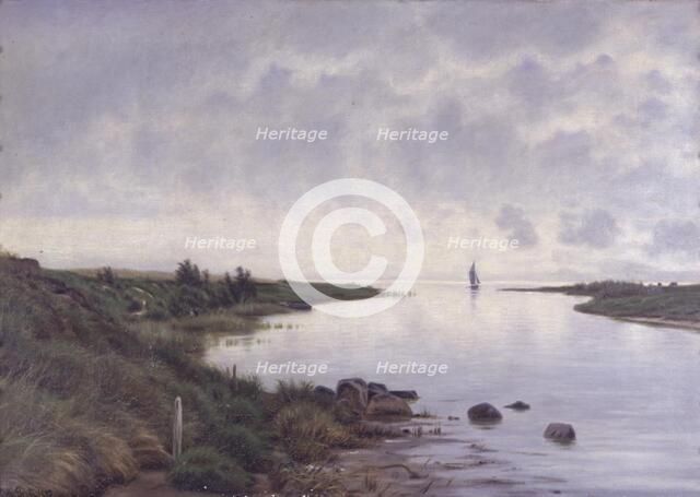 The outlet of the river, 1899. Creator: Georg Vilhelm Arnold Groth.