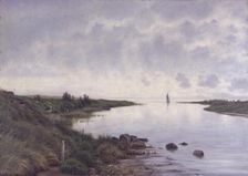 The outlet of the river, 1899. Creator: Georg Vilhelm Arnold Groth