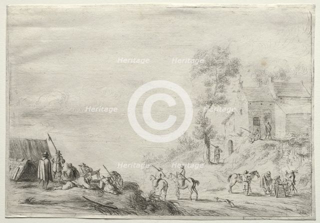 The Outpost. Creator: Robert van den Hoecke (Flemish, 1622-1668).